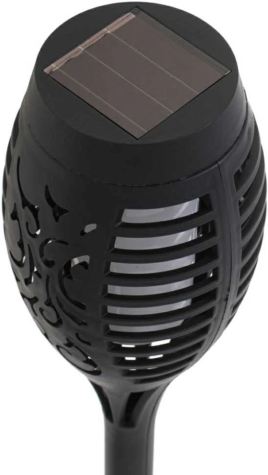 Sodo saulės šviestuvai deglai 12 LED, 4 vnt.