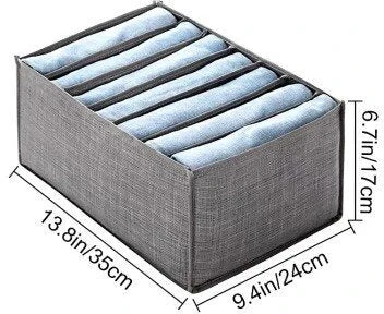 Spintos dėklai drabužiams, 4 vnt., 35x24x17 cm