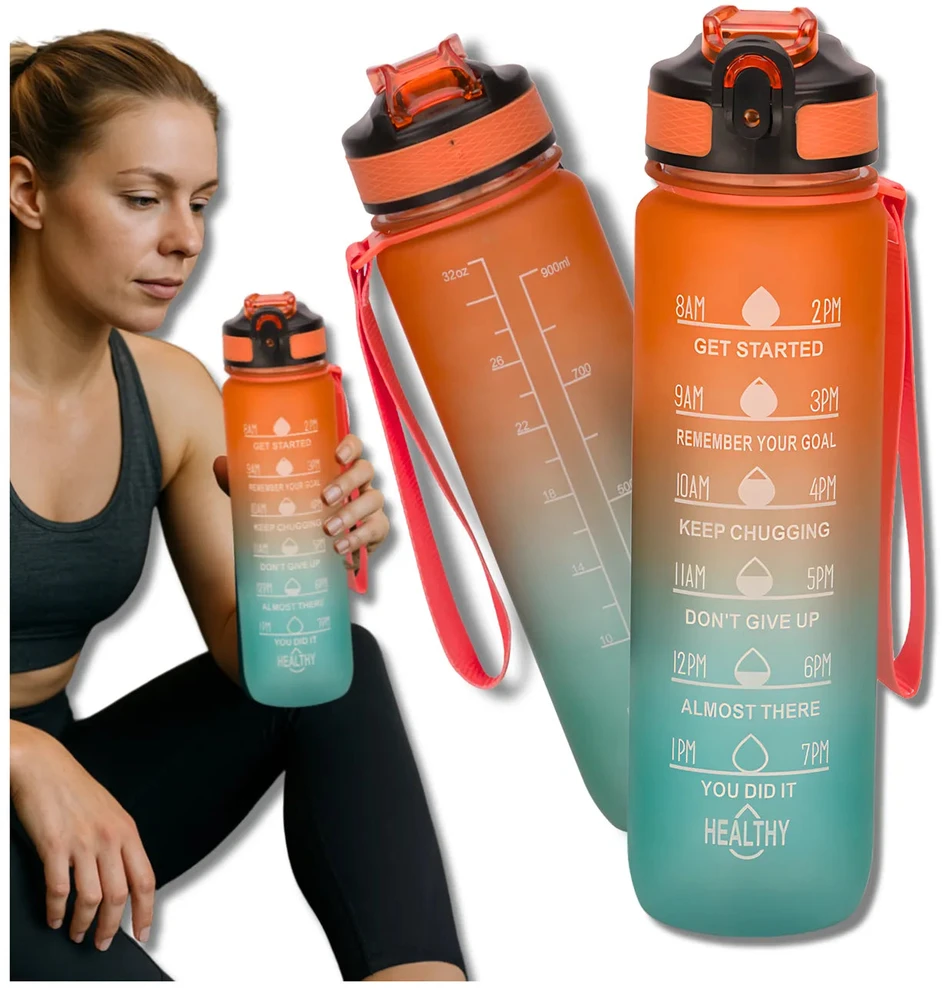 Sportinė gertuvė 1 l PC TRESSARI, BPA Free G3