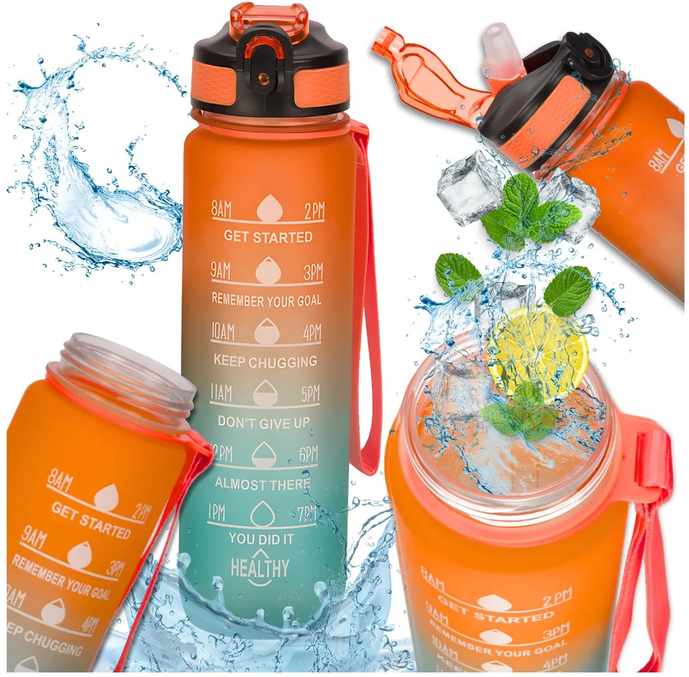 Sportinė gertuvė 1 l PC TRESSARI, BPA Free G3