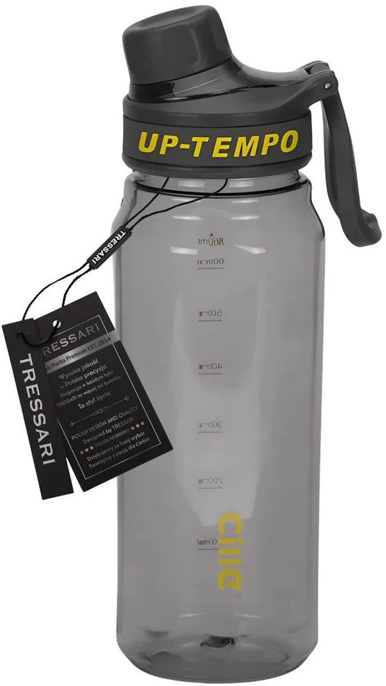 Sportinė gertuvė juoda Tritan 860 ml TRESSARI G9