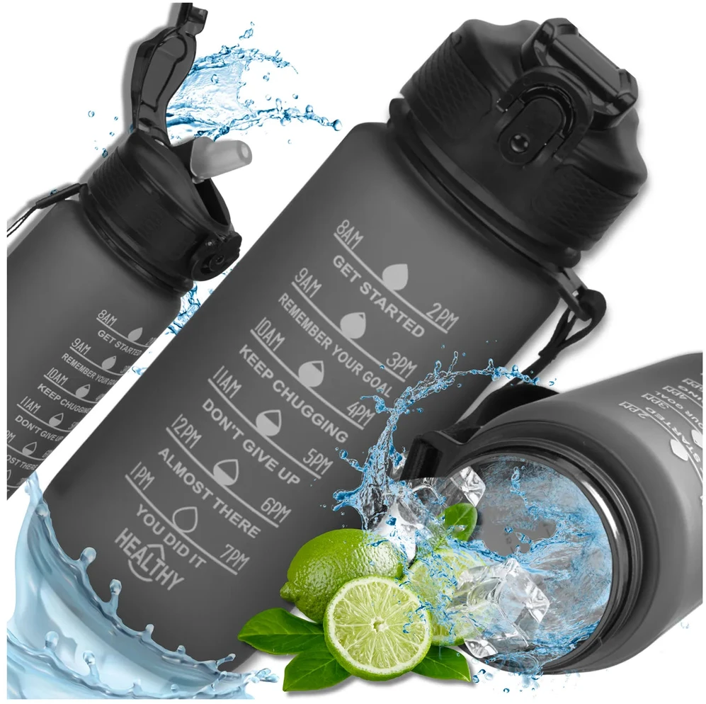 Sportinė gertuvė juoda Tritan TRESSARI 600 ml G20
