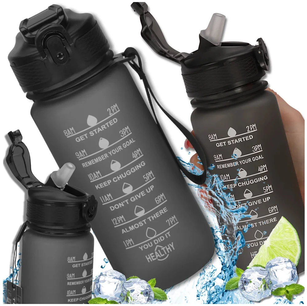 Sportinė gertuvė juoda Tritan TRESSARI 600 ml G20