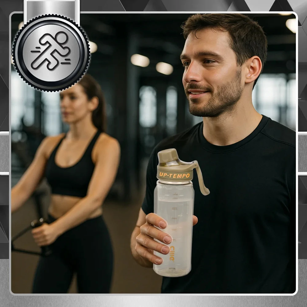 Sportinė gertuvė žalia Tritan 860 ml TRESSARI G10
