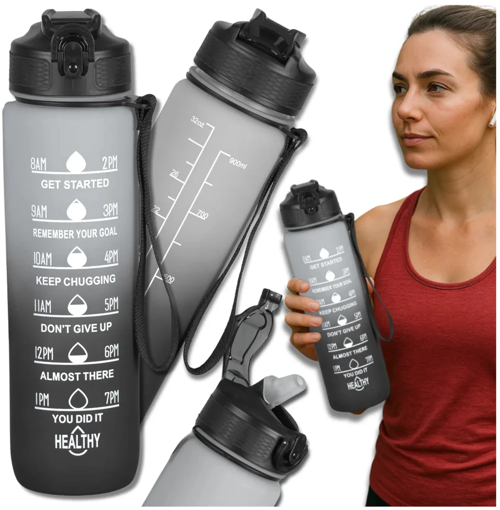 Sportinis gertuvė 1 l juoda PC TRESSARI G2