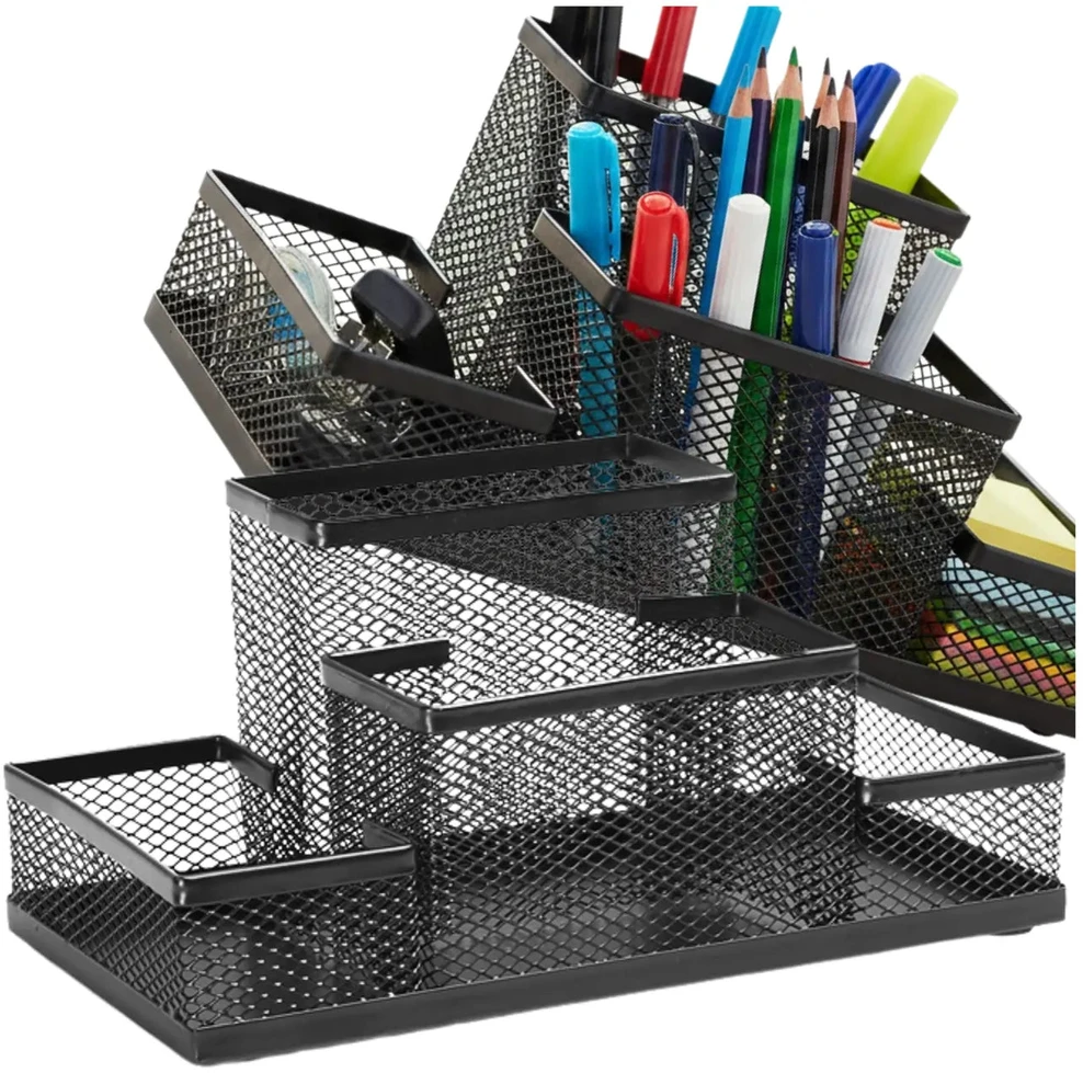 Stalinis metalinis tinklelio organizatorius, juodas TP120