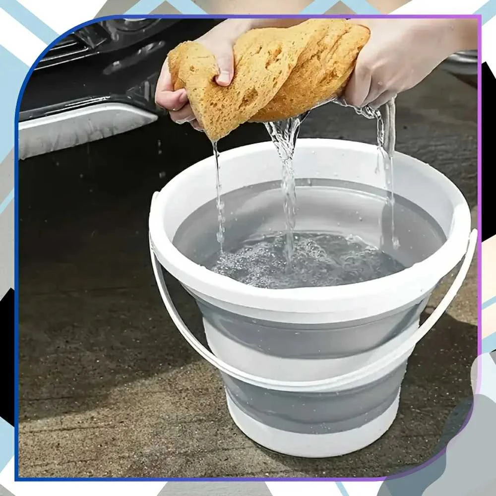 Sulankstomas kibiras, 10 l, silikoninis