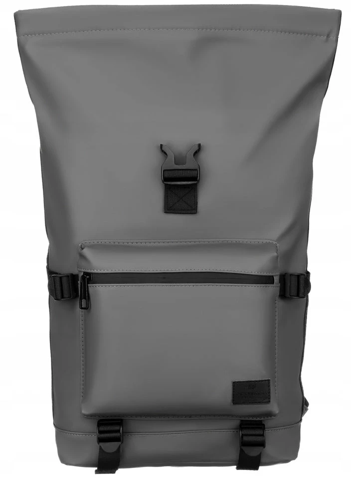Talpi poliesterinė miesto kuprinė „Peterson“, pilka K22