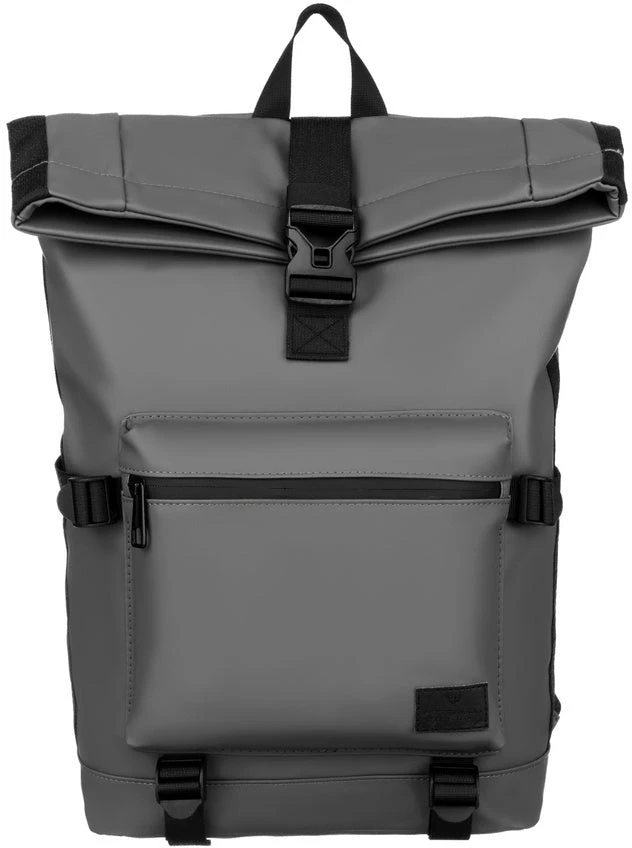 Talpi poliesterinė miesto kuprinė „Peterson“, pilka K22