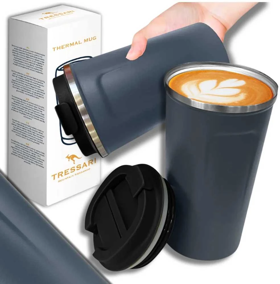 Termo puodelis kavai, 510 ml, sandarus
