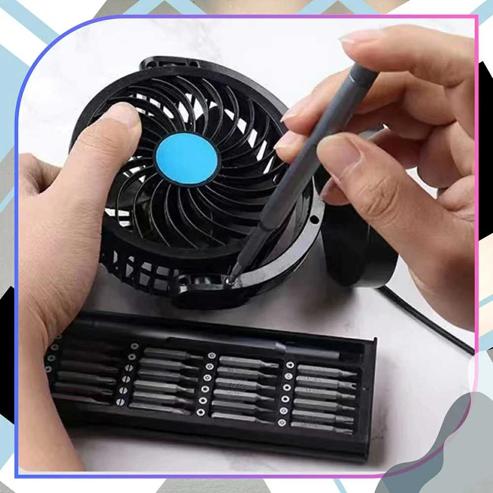 Tikslūs atsuktuvai 25v1, dėklas, TORX bitai