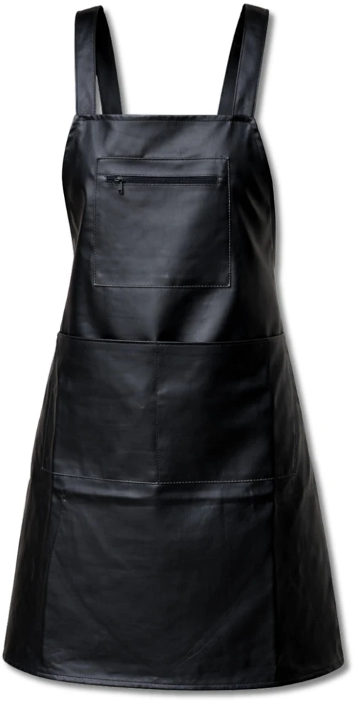 Vandeniui atspari PVC prijuostė, juoda, 80×62 cm H163