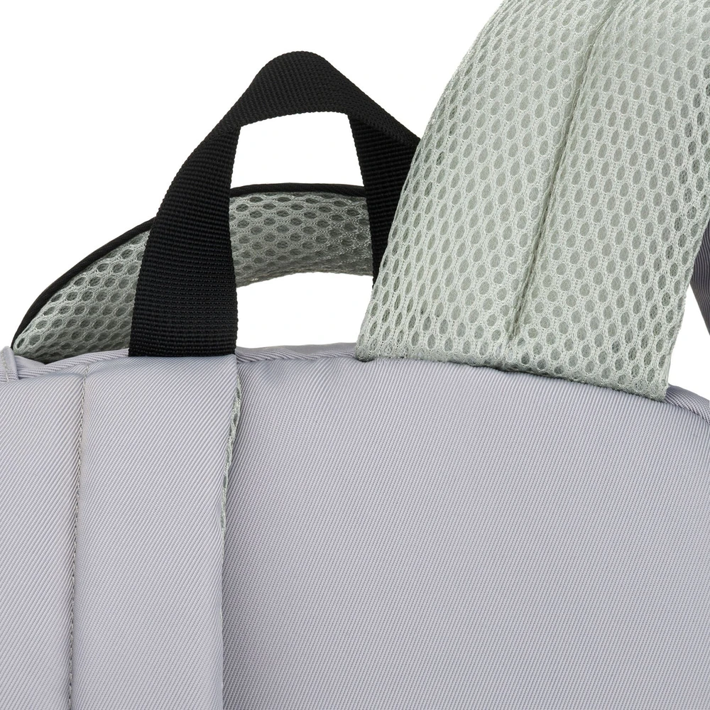 Vidutinė kuprinė unisex Peterson, balta ir juoda