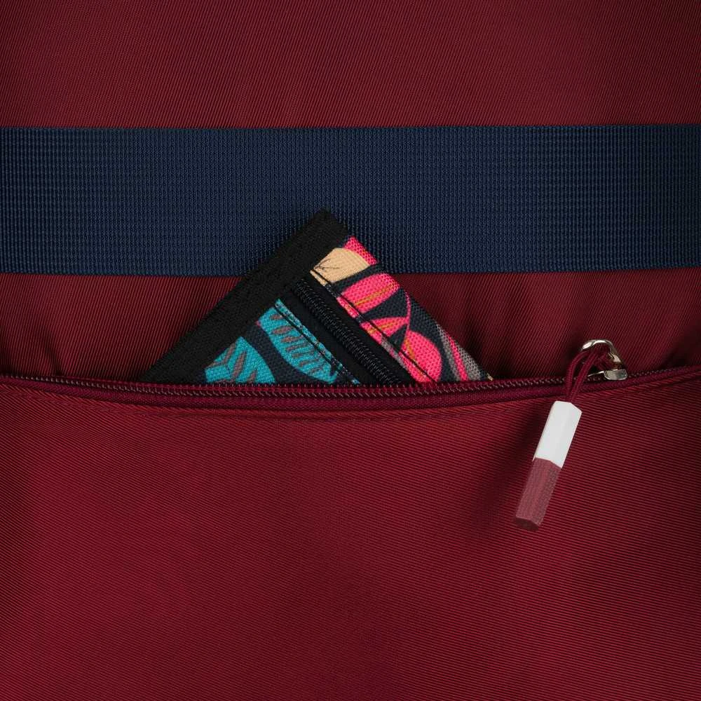 Vidutinė kuprinė unisex Peterson, bordo