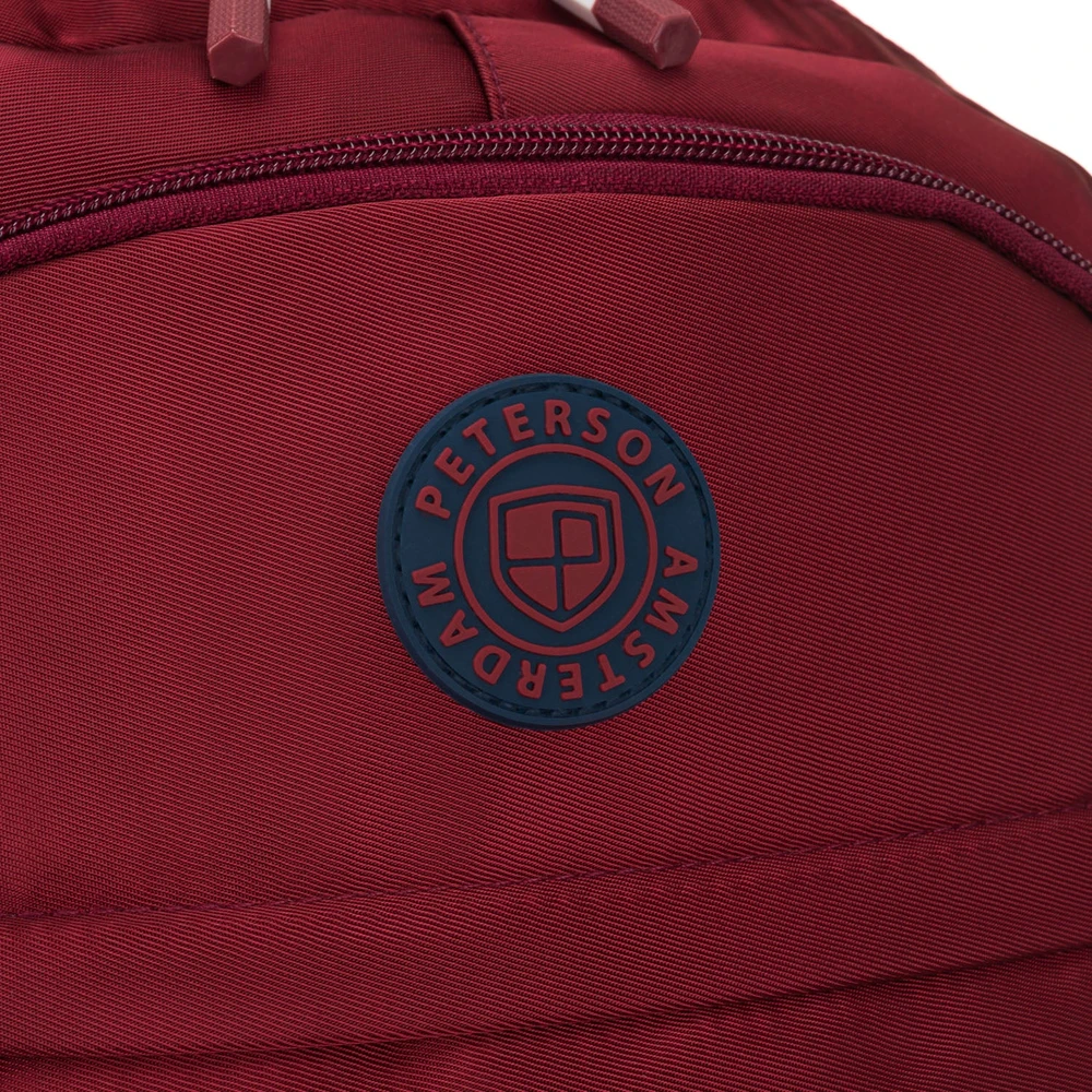 Vidutinė kuprinė unisex Peterson, bordo