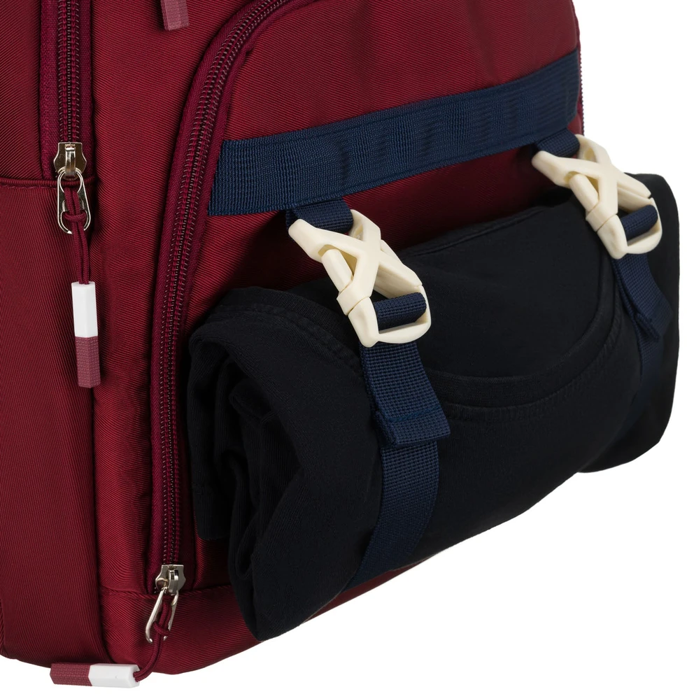 Vidutinė kuprinė unisex Peterson, bordo
