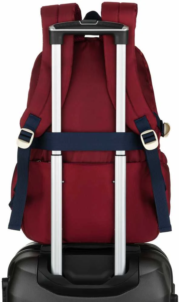Vidutinė kuprinė unisex Peterson, bordo