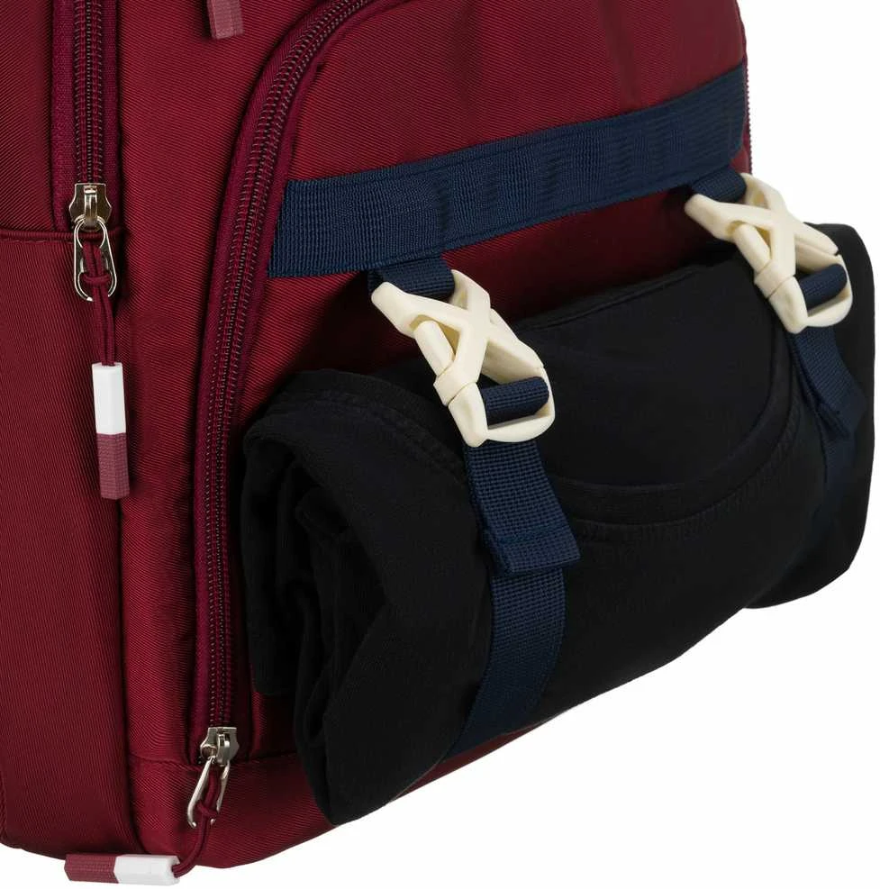 Vidutinė kuprinė unisex Peterson, bordo