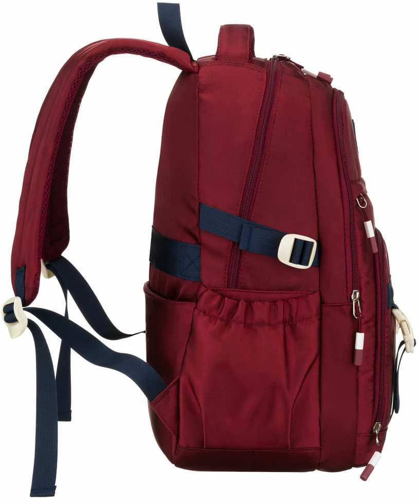 Vidutinė kuprinė unisex Peterson, bordo