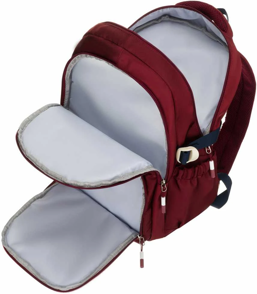Vidutinė kuprinė unisex Peterson, bordo