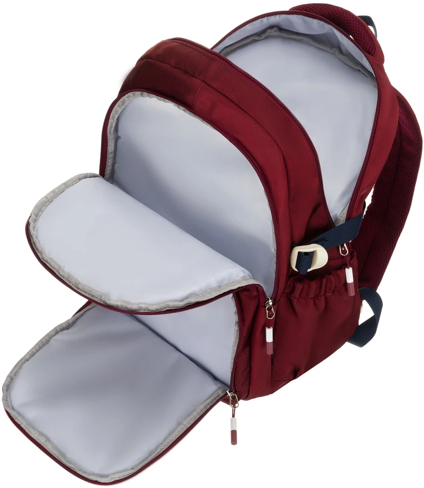 Vidutinė kuprinė unisex Peterson, bordo
