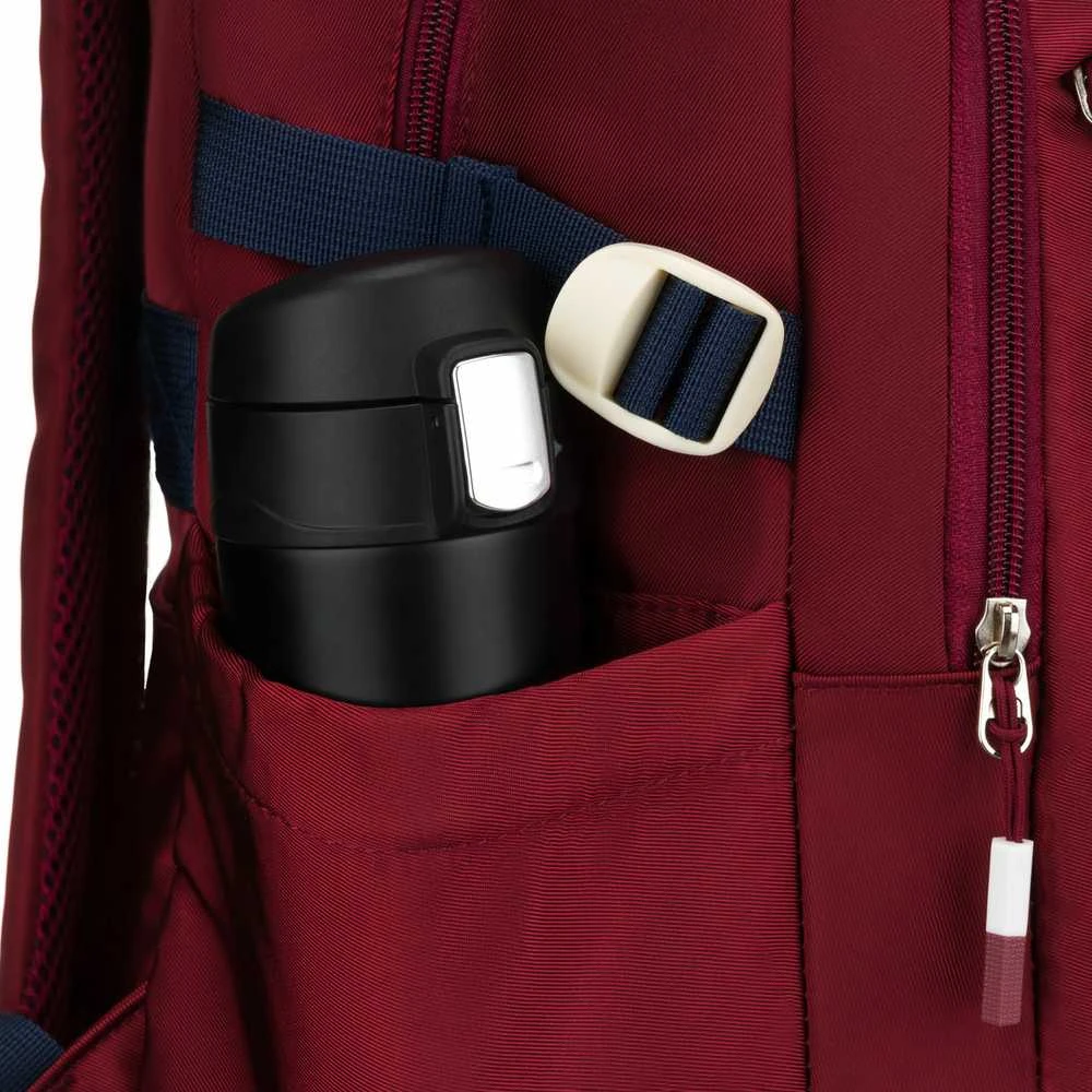 Vidutinė kuprinė unisex Peterson, bordo