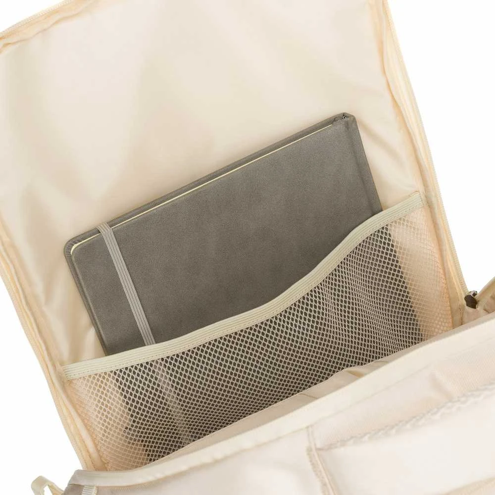 Vidutinė kuprinė unisex Peterson, dramblio kaulo