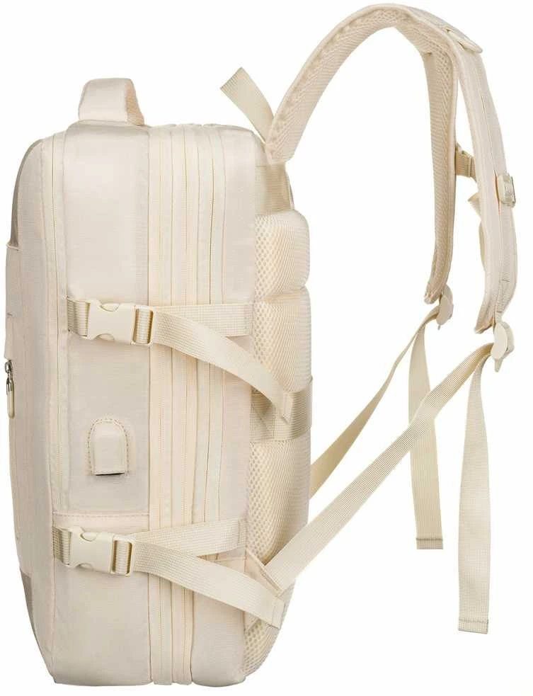 Vidutinė kuprinė unisex Peterson, dramblio kaulo