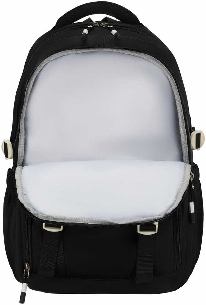 Vidutinė kuprinė unisex Peterson, juoda