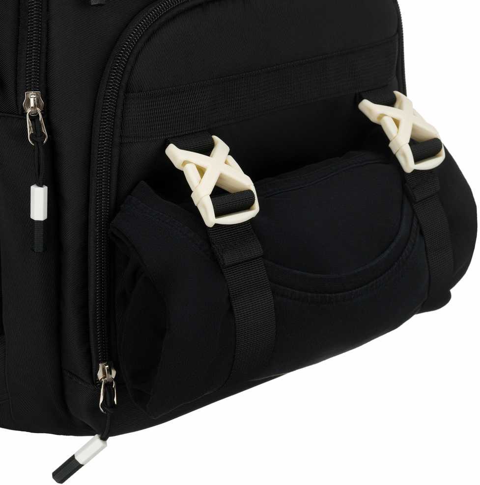 Vidutinė kuprinė unisex Peterson, juoda