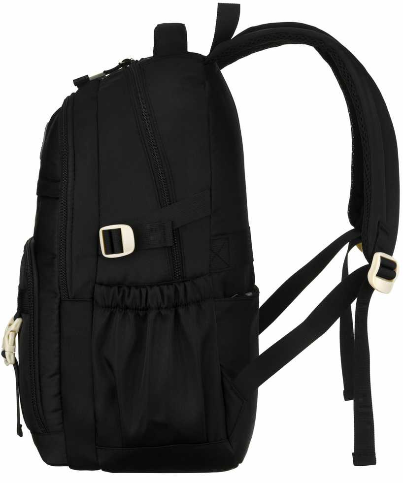 Vidutinė kuprinė unisex Peterson, juoda