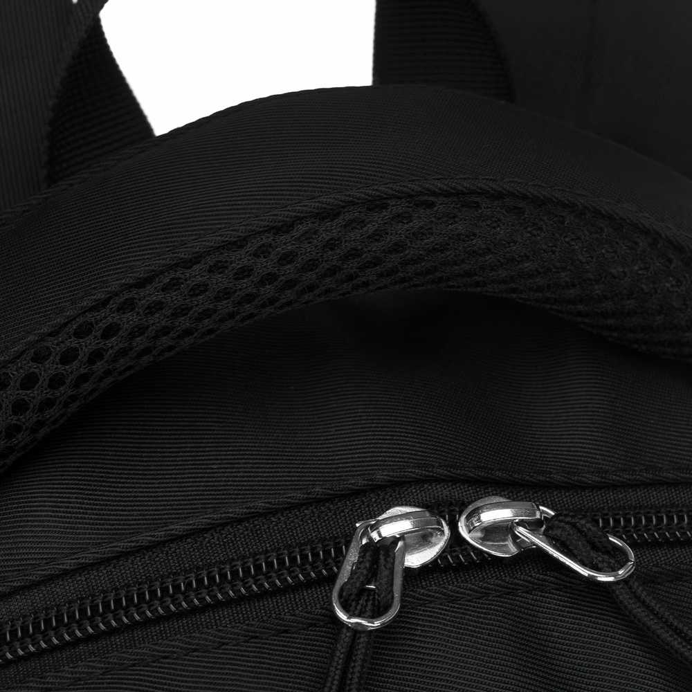 Vidutinė kuprinė unisex Peterson, juoda