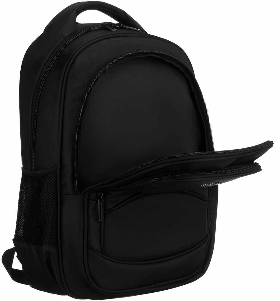 Vidutinė kuprinė unisex Peterson, juoda