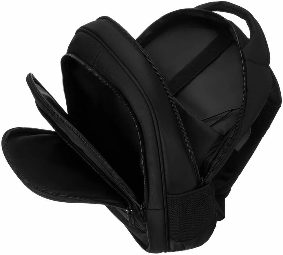 Vidutinė kuprinė unisex Peterson, juoda