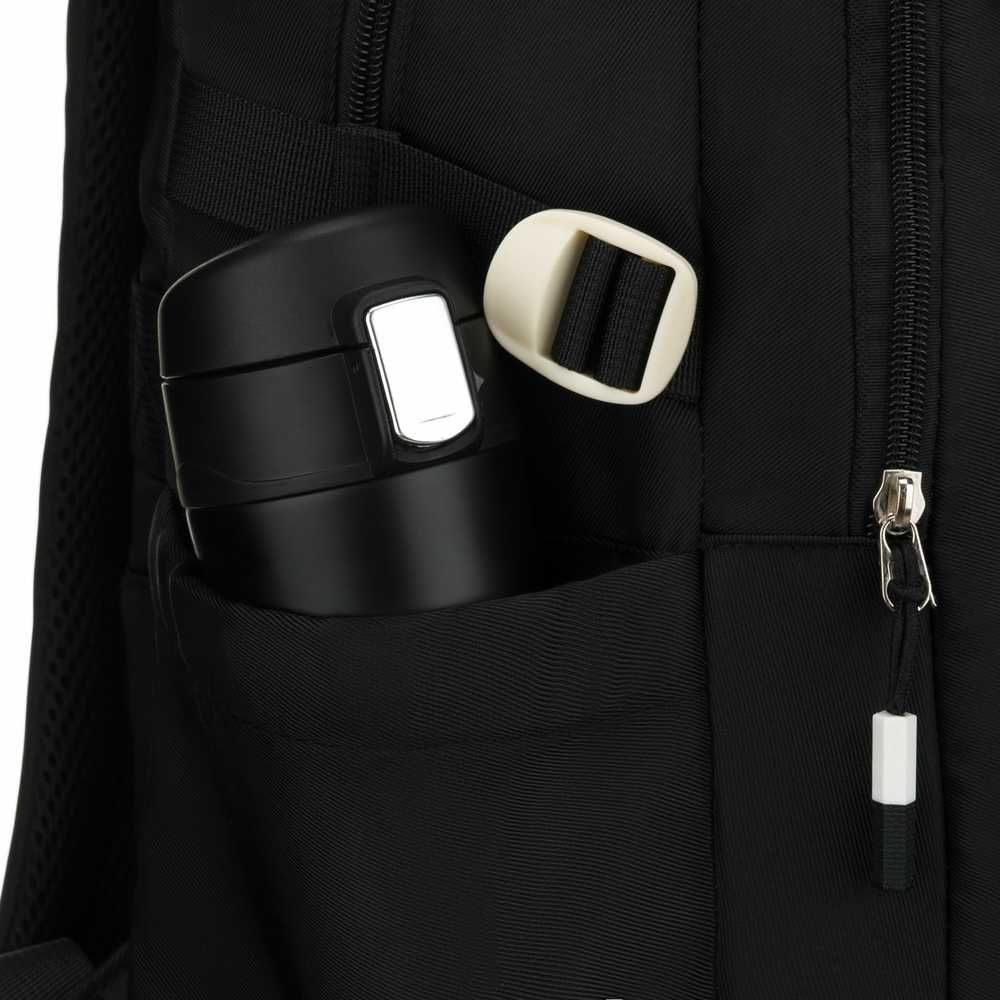 Vidutinė kuprinė unisex Peterson, juoda