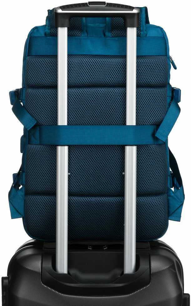 Vidutinė kuprinė unisex Peterson, mėlyna