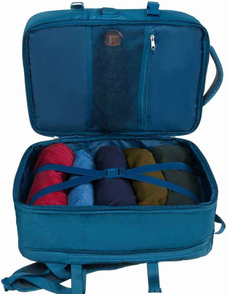 Vidutinė kuprinė unisex Peterson, mėlyna