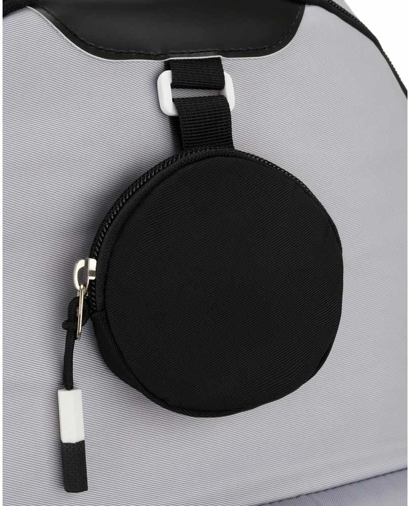 Vidutinė kuprinė unisex Peterson, pilka-juoda