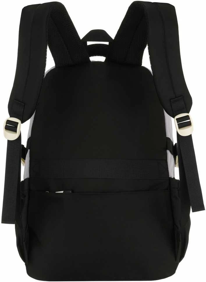 Vidutinė kuprinė unisex Peterson, pilka-juoda
