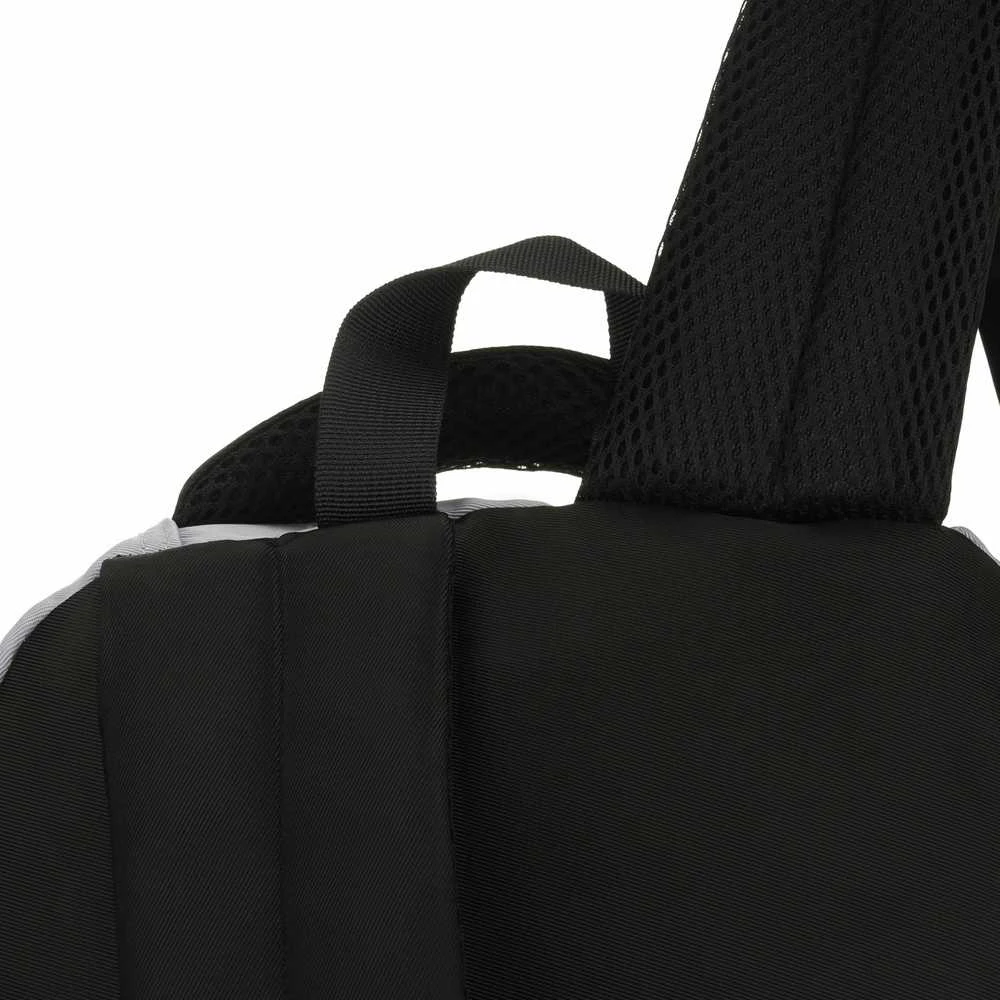 Vidutinė kuprinė unisex Peterson, pilka-juoda