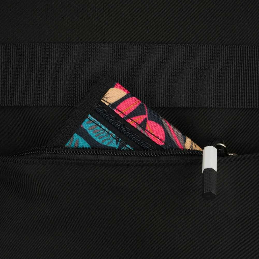 Vidutinė kuprinė unisex Peterson, pilka-juoda
