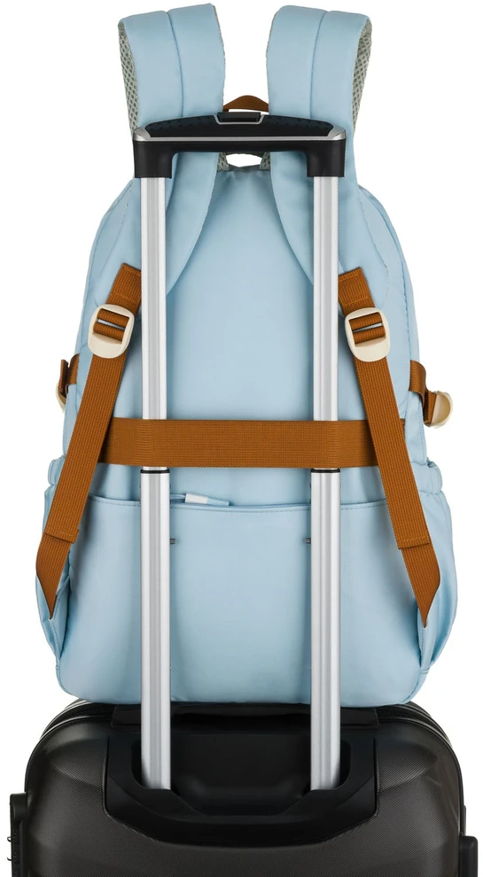 Vidutinė kuprinė unisex Peterson, žydra
