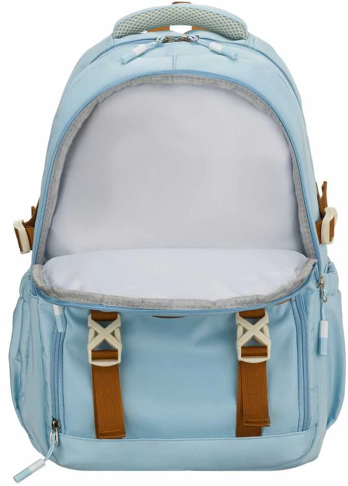 Vidutinė kuprinė unisex Peterson, žydra