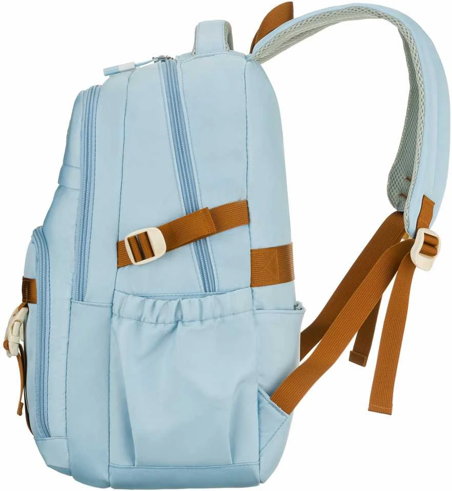 Vidutinė kuprinė unisex Peterson, žydra