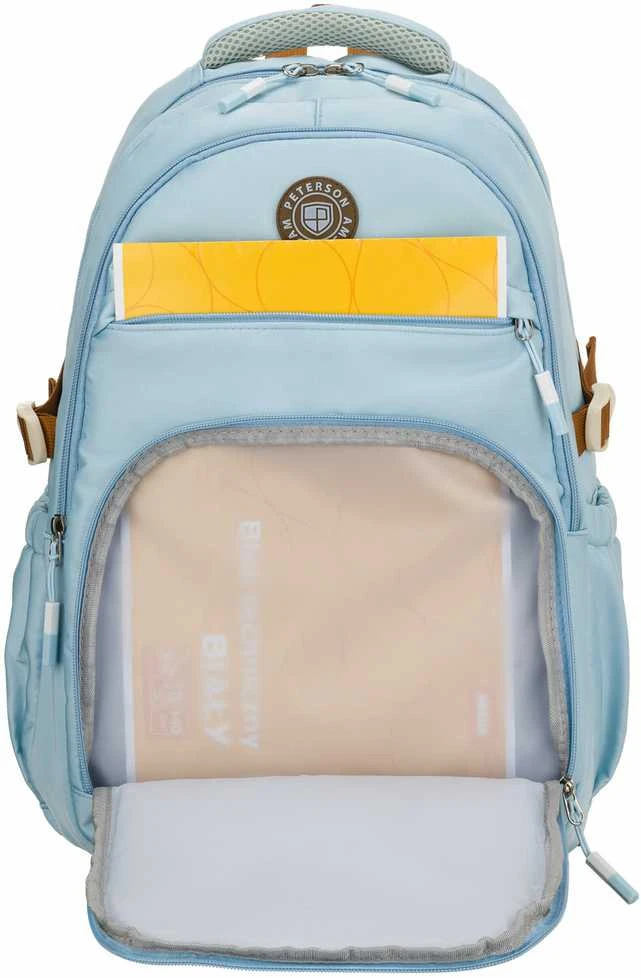 Vidutinė kuprinė unisex Peterson, žydra