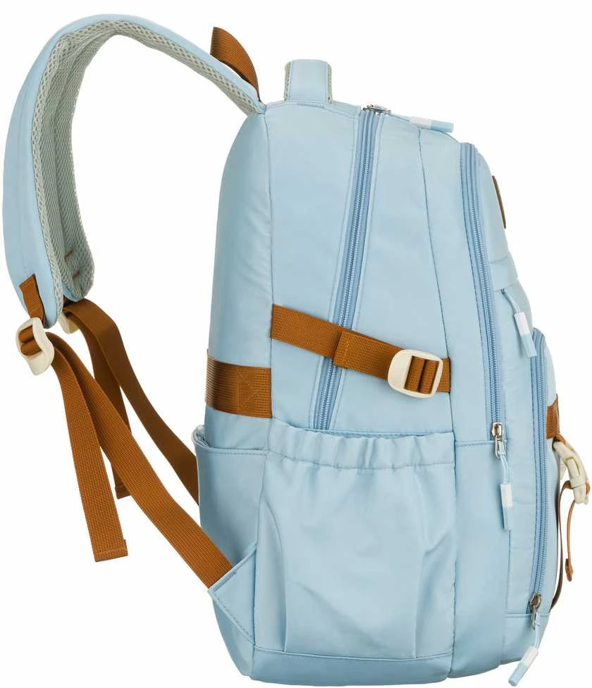 Vidutinė kuprinė unisex Peterson, žydra