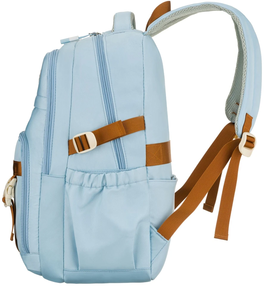 Vidutinė kuprinė unisex Peterson, žydra