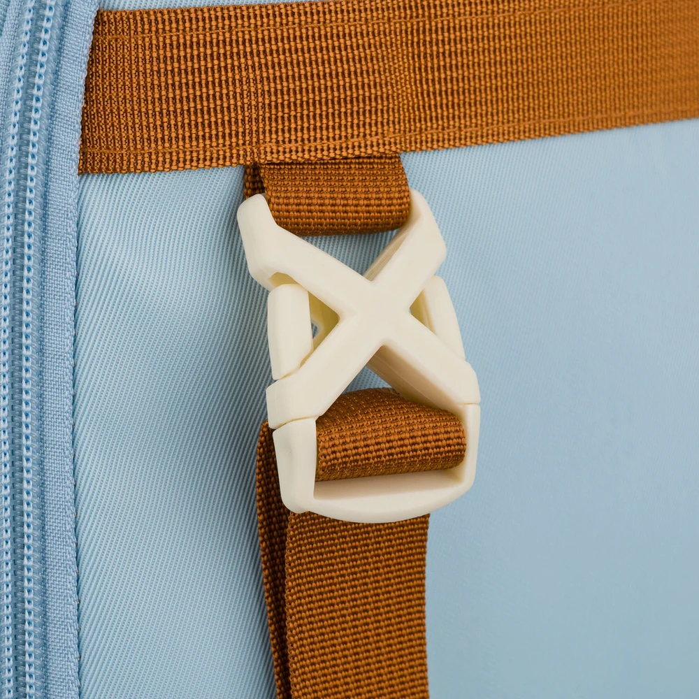 Vidutinė kuprinė unisex Peterson, žydra
