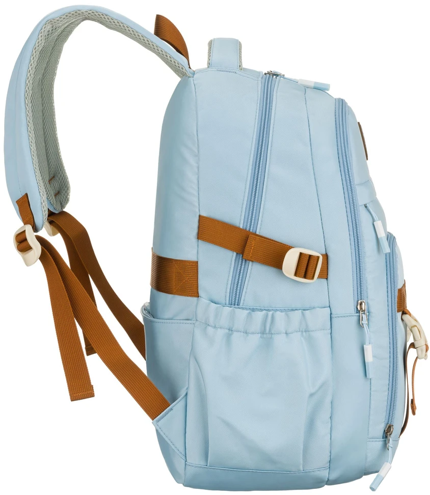 Vidutinė kuprinė unisex Peterson, žydra