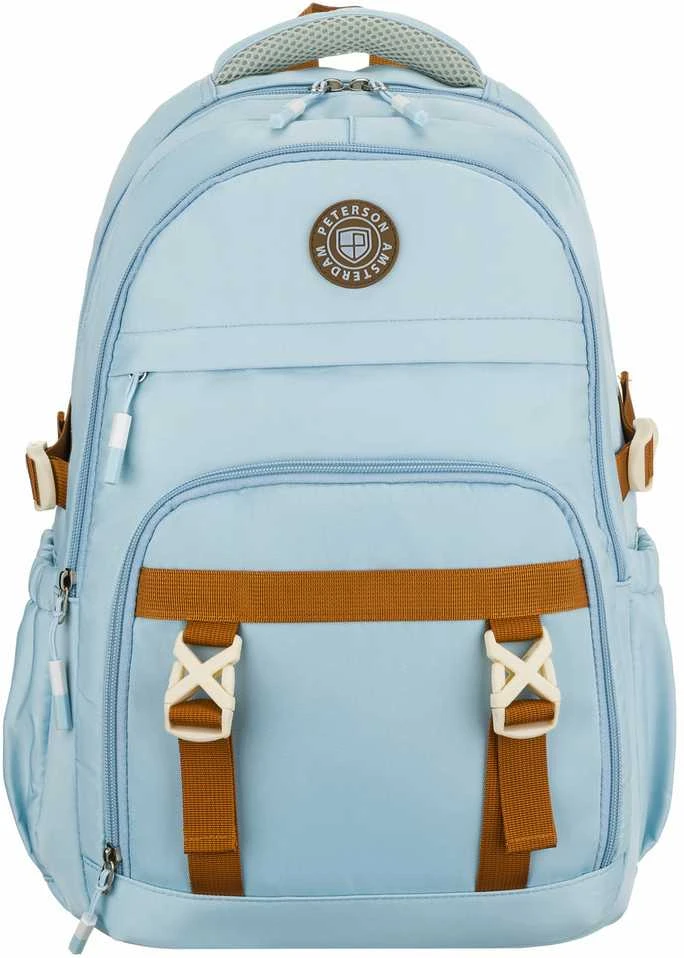 Vidutinė kuprinė unisex Peterson, žydra